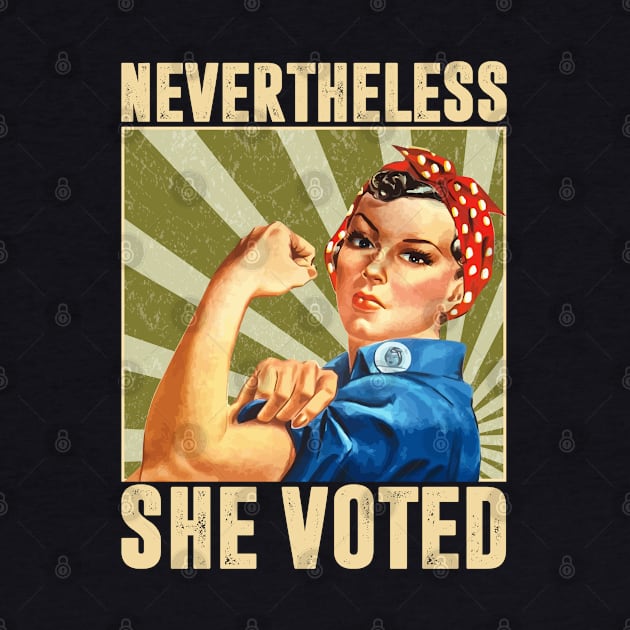 Nevertheless She Voted Feminist 2020 by springins